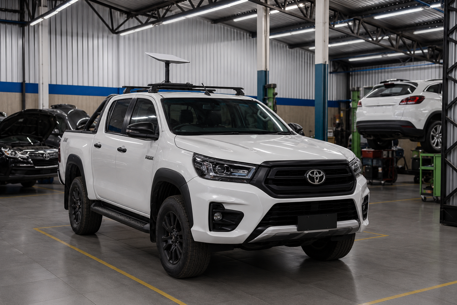 Case: Starlink instalada em Toyota Hilux para trabalho em área rural no Oeste do Paraná