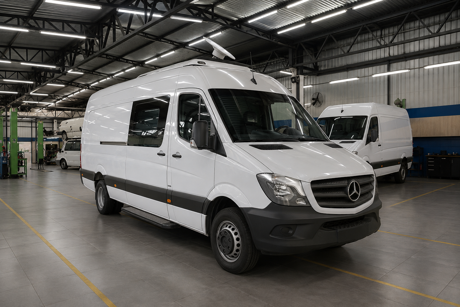 Case: Instalação de Starlink em van Sprinter de empresa com equipes de campo em Cascavel
